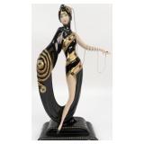 Franklin Mint House Of Erte 'Pearls And Emeralds'