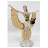 Franklin Mint 'Sunrise In Gold' Art Deco Figurin