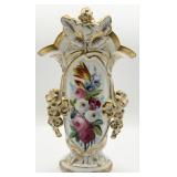 Antique French Old Paris Hand-Painted Porcelain Va