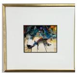 1988 Robert Kaupelis Abstract Figure Acrylic Paint