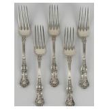 5 Piece Gorham Sterling Silver 'King George' Pla