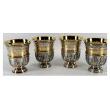 Set Of Four Signed Tane Orfebres Sterling Silver G