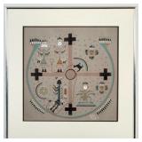 Navajo Artist Hosteen Etsitty 'Coyote Stealing Fi