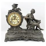 Antique Ansonia 'Composer' Figural Mantel Clock