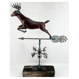 Copper Finish 'Leaping Stag' Three Dimensional F