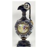 Antique German Royal Rudolstadt Flow Blue Ewer