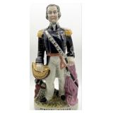 Vintage Hand-Painted 'General Napier' Ceramic Fi