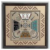 Navajo Artist Wilford Ben 'Storm Dancers Rain & L