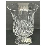 New In Box Waterford Lismore Footed Hurricane Lamp