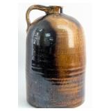 Antique Three Gallon Alkaline Glaze Stoneware Jug