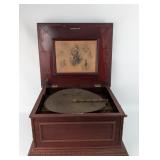 Antique Regina 15-1/2' Double Comb Disc Player