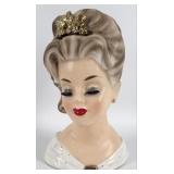 Large 1963 Inarco Japan 'Lady' Head Vase #E-1068