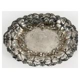Antique Sterling Silver Art Nouveau Grape Pattern