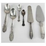 Lot Of Six Mixed Sterling Silver Flatware Items