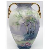 Antique Pickard Scenic Vellum 'Wildwood' Porcela