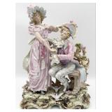 Vintage Meissen Style Porcelain Figure Of The Prop