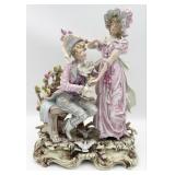 Vintage Meissen Style Porcelain Figure Of The Prop