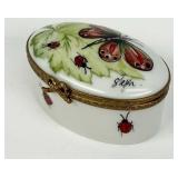 Signed Eximious Peint Main Limoges France Butterfl