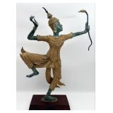 Vintage Thai Prince Rama Bronze Sculpture