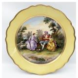 Antique Meissen Porcelain Pastoral Scene Hand-Pain