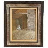 1968 Armand Merizon 'Curmudgeon' Oil On Board Pa