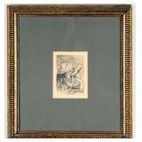 Pierre-Auguste Renoir 'Le Chapeau Epingle' Etchi