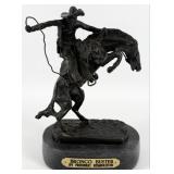 After Frederic Remington 'Bronco Buster' Bronze