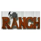 33' Ranch Single Sided Metal Sign