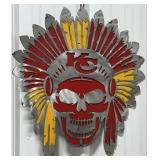 17' Kansas City Chiefs Headdress Single Sided Met