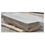 6' Natural Face Bluestone Steps, Sawn Top