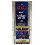 CCi Stinger 22 LR Varmint Cartridges