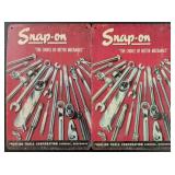 (2) Snap-On Single Sided Metal Signs