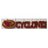 48.5" Cyclones Single Sided Metal Sign
