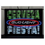 BUD LIGHT CERVEZA FIESTA Neon Sign
