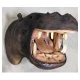 Hippopotamus Casting Taxidermy Shoulder Mount