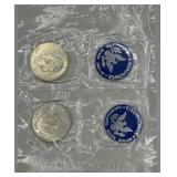 1971 U.S. Eisenhower Dollar Coin, 40% Silver