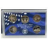2000 United States Mint 50 State Quarters Proof Se