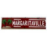 29" Margaritaville Single Sided Metal Sign
