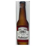 47.5" Budweiser Bottle Single Sided Metal Sign