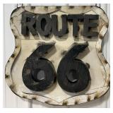 22" Route 66 Single Sided Metal Sign