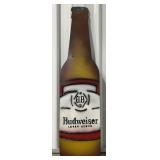 30" Budweiser Bottle Single Sided Metal Sign