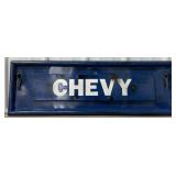 36" Chevy Tailgate Single Sided Metal Sign