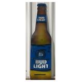 30" Bud Light Bottle Single Sided Metal Sign