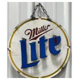15" Miller Lite Single Sided Metal Sign