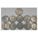 (11) U.S. 1776-1976 Eisenhower Dollar Coins, 40%
