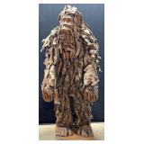 7ï¿½ Tall Teak Wood Bigfoot Sculpture