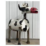 39ï¿½ Metal Cow Statue