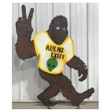 47ï¿½ Metal Aliens Exist Bigfoot Cutout