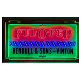 Ful-O-Pep Tin Neon Sign