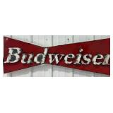 45" Budweiser Single Sided Metal Sign
